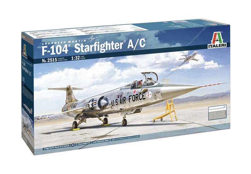 Italeri 1/32 F-104 Strafighter A/C Italeri PLASTIC MODELS