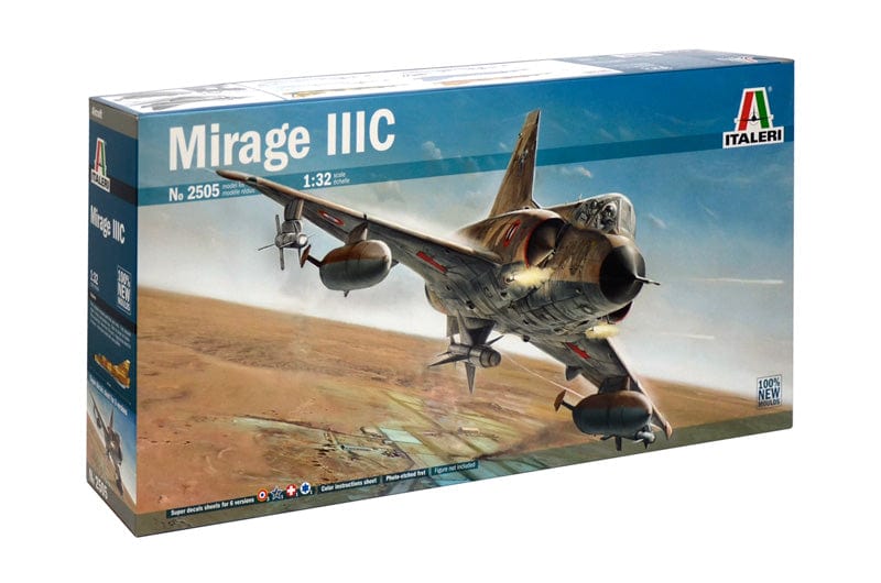 Italeri 1/32 Mirage III C Plastic Model Kit Italeri PLASTIC MODELS