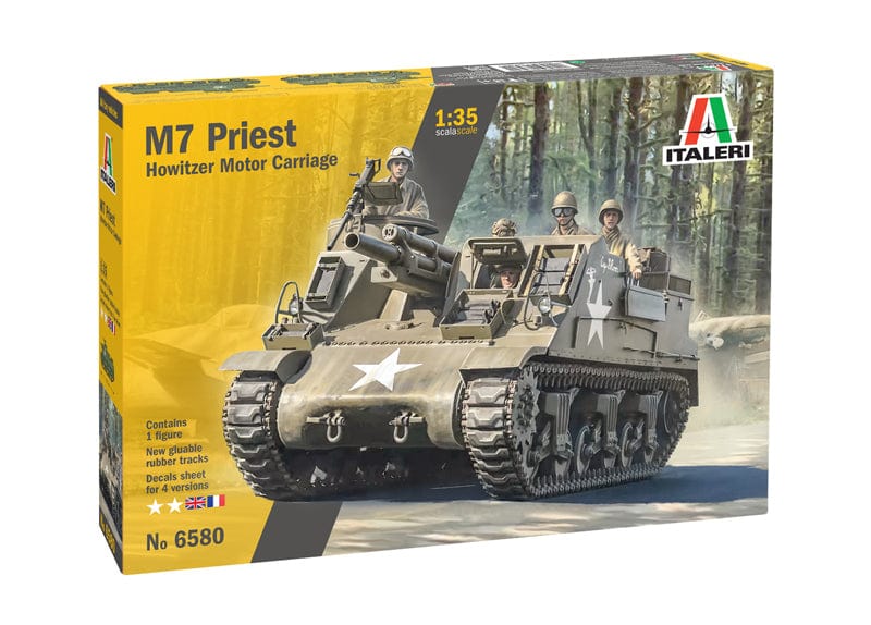 Italeri 1/35 M7 Priest Howitzer Motor Carriage Italeri PLASTIC MODELS