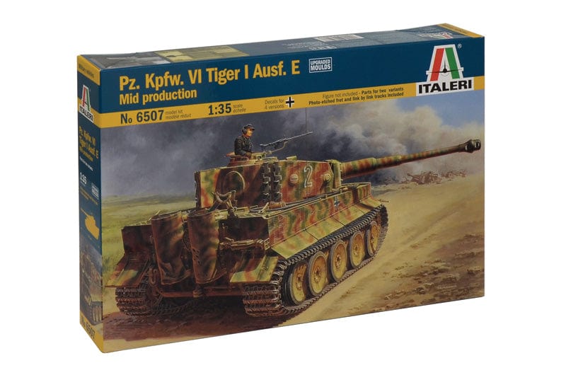 Italeri 1/35 Tank Pzkpfw Vi Tiger 1 Ausf E Mid Production Italeri PLASTIC MODELS