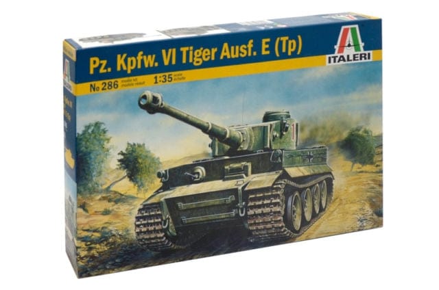 Italeri 1/35 Tiger I Ausf. E/H1 Plastic Model Kit Italeri PLASTIC MODELS