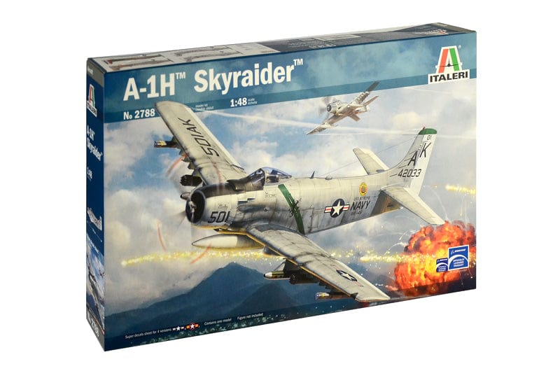 Italeri 1/48 A-1H Skyraider Italeri PLASTIC MODELS