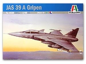 Italeri 1/48 Jas 39 A Gripen Plastic Model Kit Italeri PLASTIC MODELS