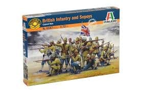 Italeri 1/72 British Infantry And Sepoys Italeri PLASTIC MODELS