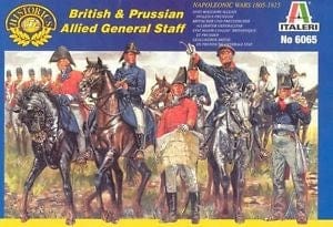 Italeri 1/72 British & Prussian General Staff Napoleonic Wars Plastic Model Kit Italeri PLASTIC MODELS