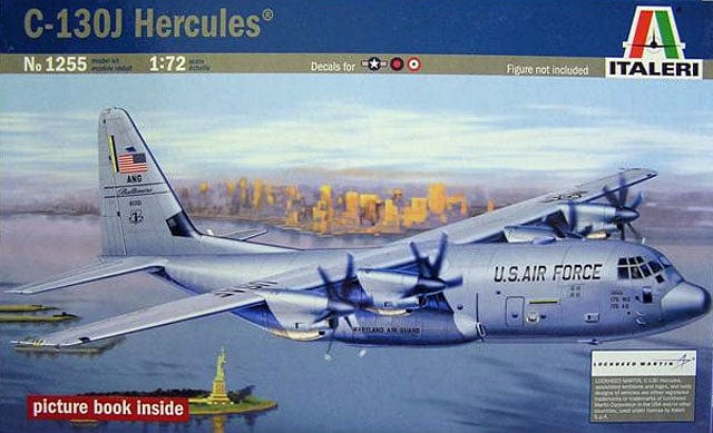 Italeri 1/72 C-130 J Hercules Model Kit Italeri PLASTIC MODELS