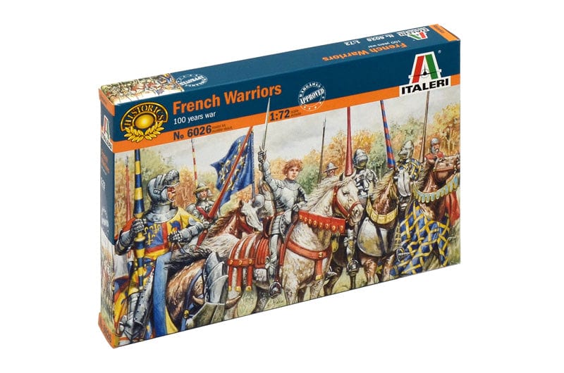 Italeri 1/72 French Warriors 100 Years War Plastic Model Kit Italeri PLASTIC MODELS