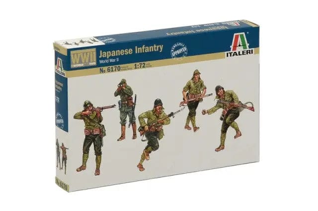 Italeri 1/72 Japanese Infantry Figures WW2 Italeri PLASTIC MODELS