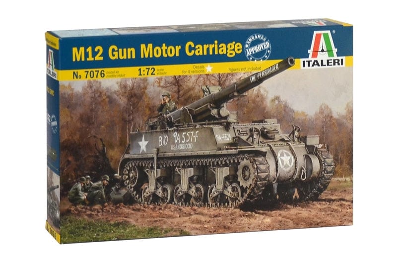 Italeri 1/72 M12 Gun Motor Carriage Italeri PLASTIC MODELS