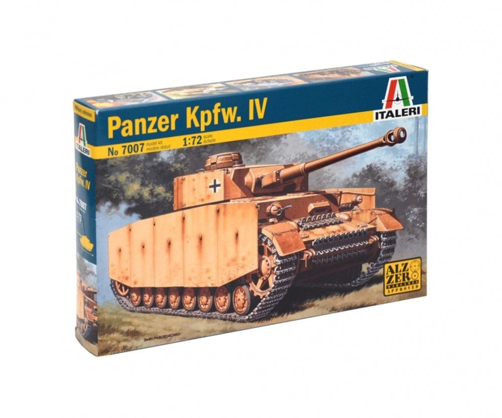 Italeri 1/72 Pz. Kpfw. Iv Plastic Model Kit Italeri PLASTIC MODELS