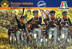 Italeri 1/72 Russian Infantry Napoleonic Wars Plastic Model Kit Italeri PLASTIC MODELS