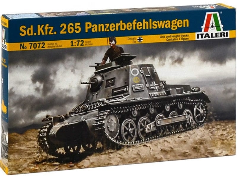 Italeri 1/72 Sd.Kfz. 265 Panzerbefehlswagen Italeri PLASTIC MODELS