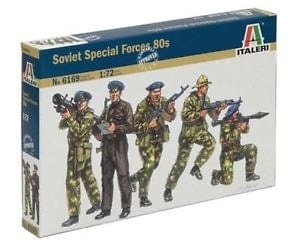 Italeri 1/72 Soviet Special Forces Spetsnaz (1980S) Plastic Model Kit Italeri PLASTIC MODELS