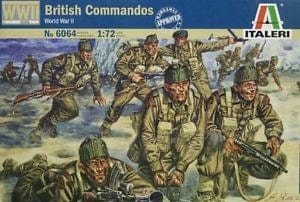 Italeri 1/72 Wwii British Commandos Plastic Model Kit Italeri PLASTIC MODELS