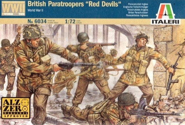 Italeri 1/72 Wwii British Paratroopers Plastic Model Kit Italeri PLASTIC MODELS