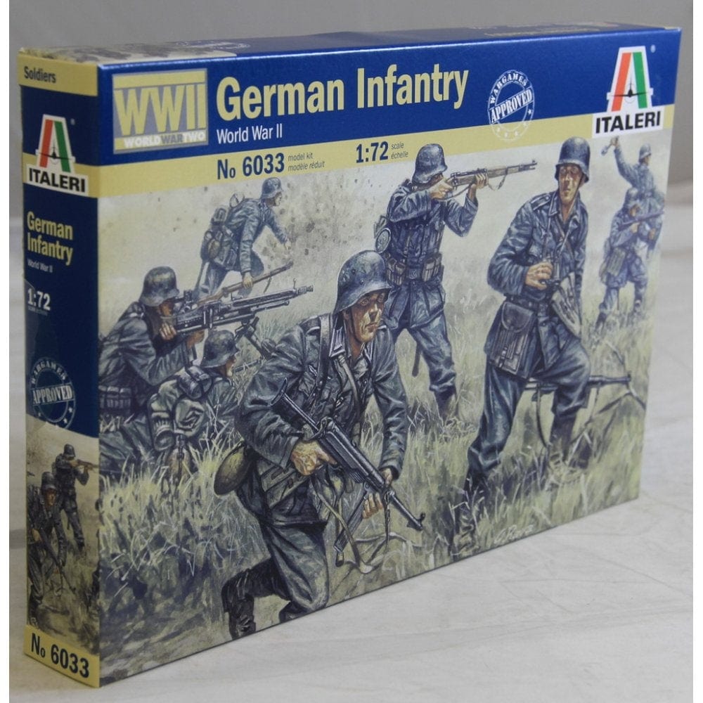 Italeri 1/72 Wwii German Infantry Plastic Model Kit Italeri PLASTIC MODELS