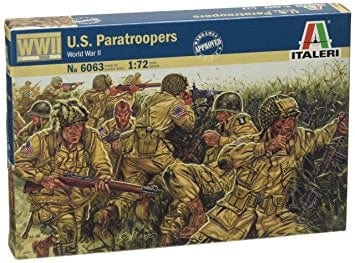 Italeri 1/72 Wwii Us Paratroopers Plastic Model Kit Italeri PLASTIC MODELS