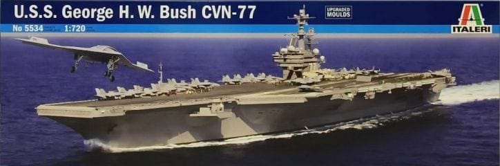 Italeri 1/720 Uss George H. W. Bush Cvn-77 Italeri PLASTIC MODELS