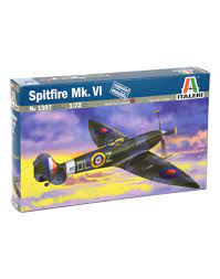 Italeri 1307S 1/72 Spitfire MK.VI Plastic Model Kit - Hobbytech Toys