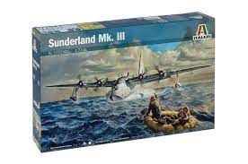 Italeri 1352S 1/72 Sunderland MK.III Aus Decals Plastic Model Kit - Hobbytech Toys