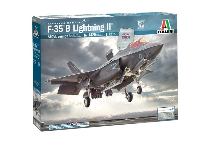 Italeri 1425S 1/72 F-35 B Lightning II Stovl Version Plastic Model Kit Italeri PLASTIC MODELS