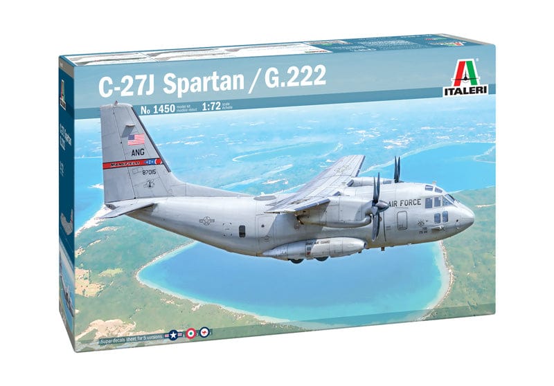 Italeri 1450S 1/72 C-27A Spartan / G.222 Plastic Model Kit Italeri PLASTIC MODELS