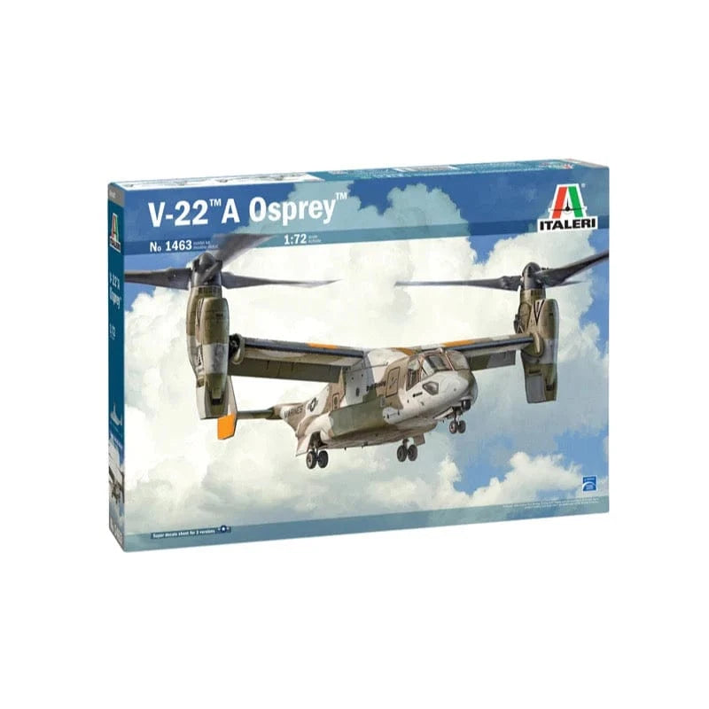 Italeri 1463S 1/72 V-22A Osprey Plastic Model Kit - Hobbytech Toys