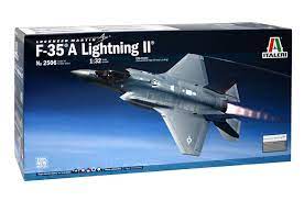 Italeri 2506S 1/32 F-35A Lightning II Aust Decals Plastic Model Kit - Hobbytech Toys