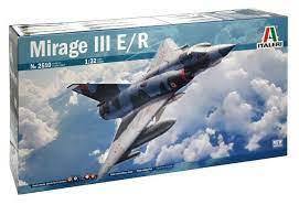 Italeri 2510S 1/32 Mirage III E/R Aust.Decals Plastic Model Kit - Hobbytech Toys