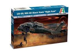 Italeri 2706S 1/48 UH-60/MH-60 Night Raid Plastic Model Kit - Hobbytech Toys