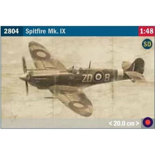 Italeri 2804S 1/48 Spitfire Mk IX Plastic Model Kit - Hobbytech Toys