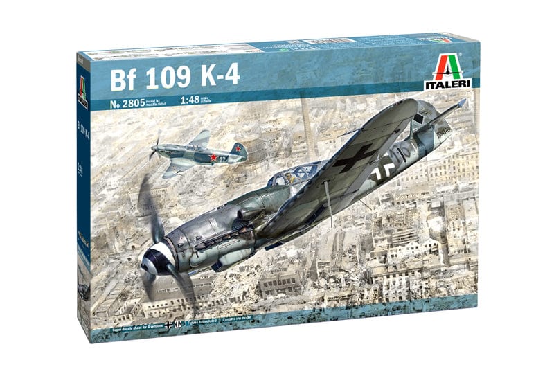 Italeri 2805S 1/48 BF109 K-4 Plastic Model Kit Italeri PLASTIC MODELS