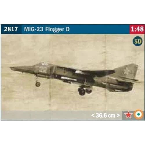 Italeri 2817S 1/48 MIG-27 Flogger D Plastic Model Kit - Hobbytech Toys