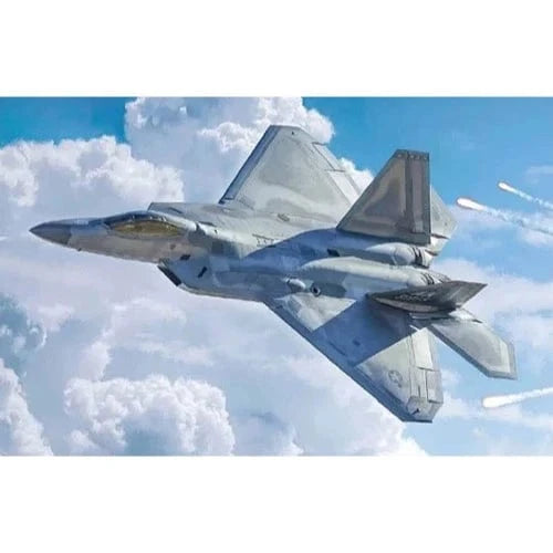 Italeri 2822s 1/48 Lockheed Martin F-22A Raptor Plastic Model Kit - Hobbytech Toys