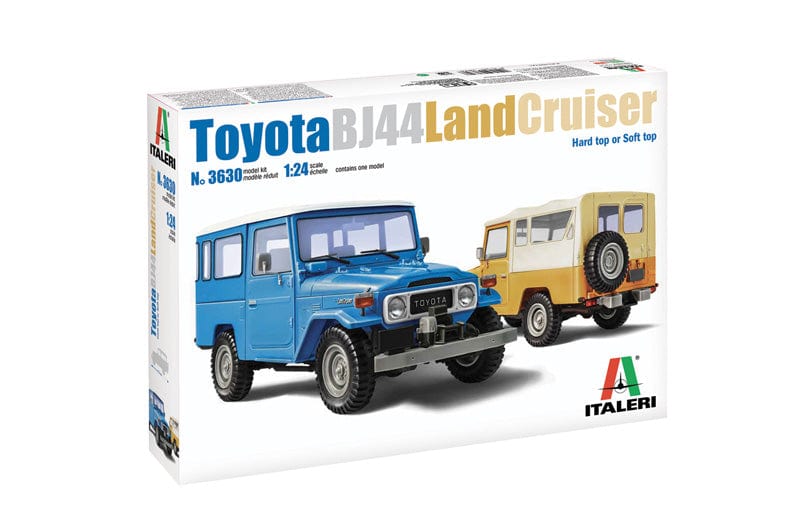 Italeri 3630S 1/24 Toyota Land Cruiser BJ-44 Soft Top / Hard Top Plastic Model Kit Italeri PLASTIC MODELS