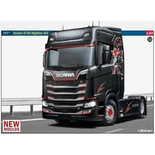 Italeri 3927S 1/24 Scania S730 Highline 4x2 Plastic Model Kit - Hobbytech Toys
