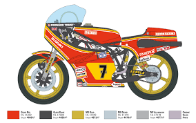 Italeri 4644S 1/9 Suzuki Rg 500 XR27 (Team Heron(Barry Sheene) 1978 Plastic Model Kit - Hobbytech Toys