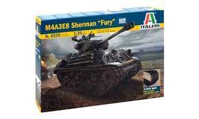 Italeri 6529S 1/35 M4A3E8 Sherman Fury Plastic Model Kit - Hobbytech Toys