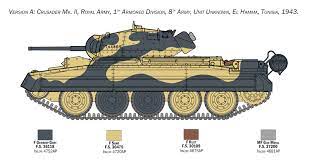 Italeri 6579S 1/35 Crusader MK. II With 8th Army Infantry Italeri PLASTIC MODELS