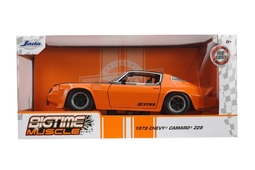Jada 1/24 1979 Chevy Camaro Z28 Orange and Black Jada DIE-CAST MODELS