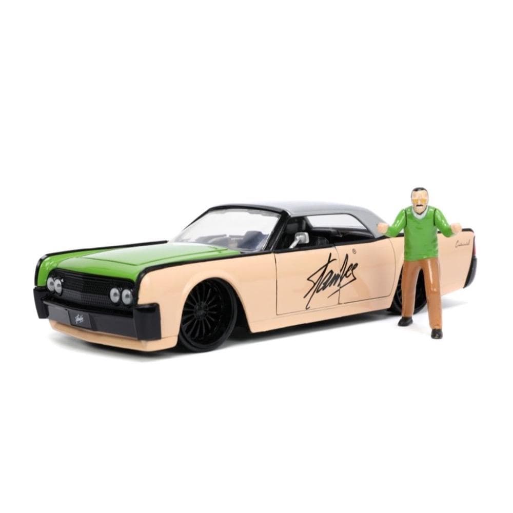 Jada 1/24 Stan Lee Figure W/1963 Lincoln Continental - Hobbytech Toys