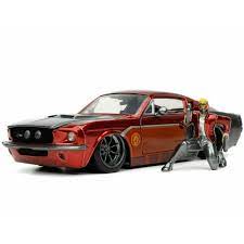 Jada 1/24 Star Lord Figure w/1967 Ford Mustang Shelby GT500 Movie - Hobbytech Toys