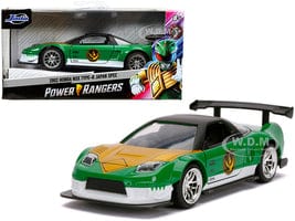 Jada 1/32 Green Ranger Figure W/2002 Honda NSX Movie Car - Hobbytech Toys
