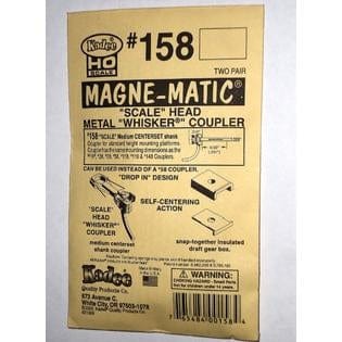 Kadee HO #158 Scale Whisker Coupler 9/32 Center (2Pr) Kadee TRAINS - HO/OO SCALE