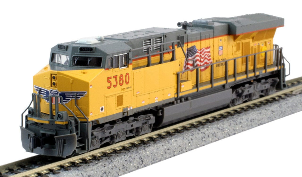 Kato 1768932DCC N GE ES44AC GEVO Union Pacific 5380 - DCC Kato TRAINS - N SCALE