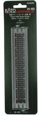 Kato 20453 Unitrack N 186mm Single Plate Girder Bridge Silver (1) Kato TRAINS - N SCALE