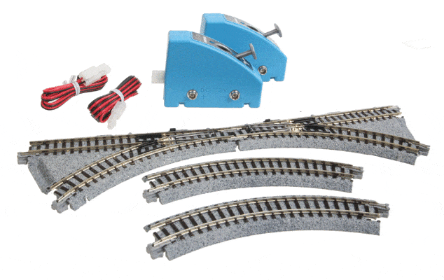 Kato 20891 Unitrack N CV-2 Compact Multi-Purpose Turnout Set Kato TRAINS - N SCALE
