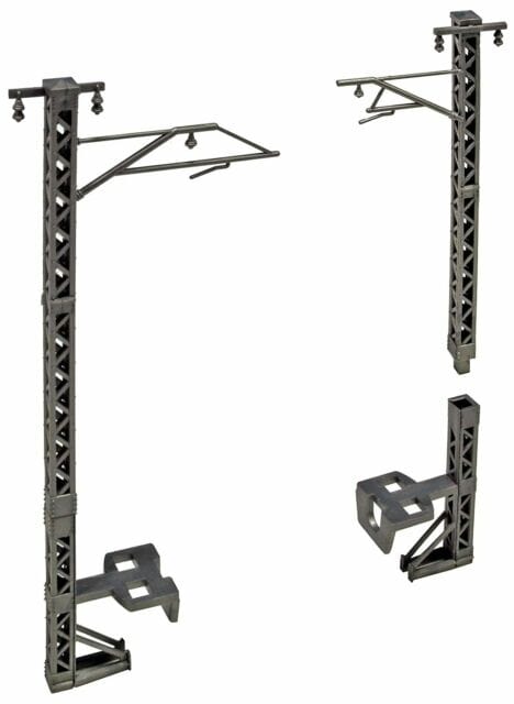 Kato 23058 Single Track Warren Brace Catenary Pole (12) - Hobbytech Toys