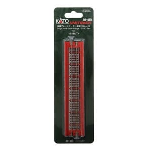 Kato N 186mm 7-5/16in Plate Girder Bridge Red Kato TRAINS - N SCALE