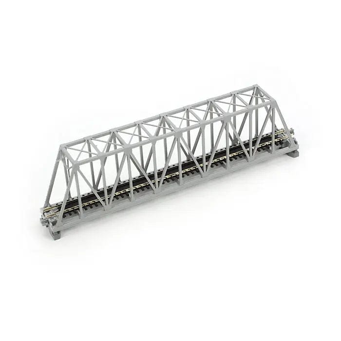 Kato N 248mm 9-3/4in Truss Bridge Gray Kato TRAINS - N SCALE